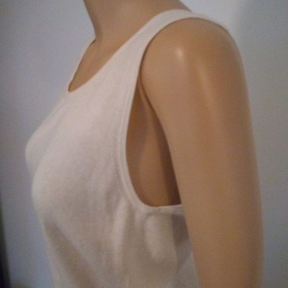 Concept Sweater Two Piece Cardigan Tank Off White Womens Size Medium - Picture 2 of 8